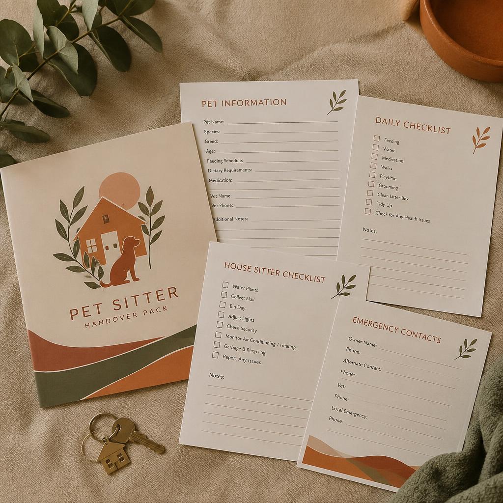 Pet Sitter Handover Pack