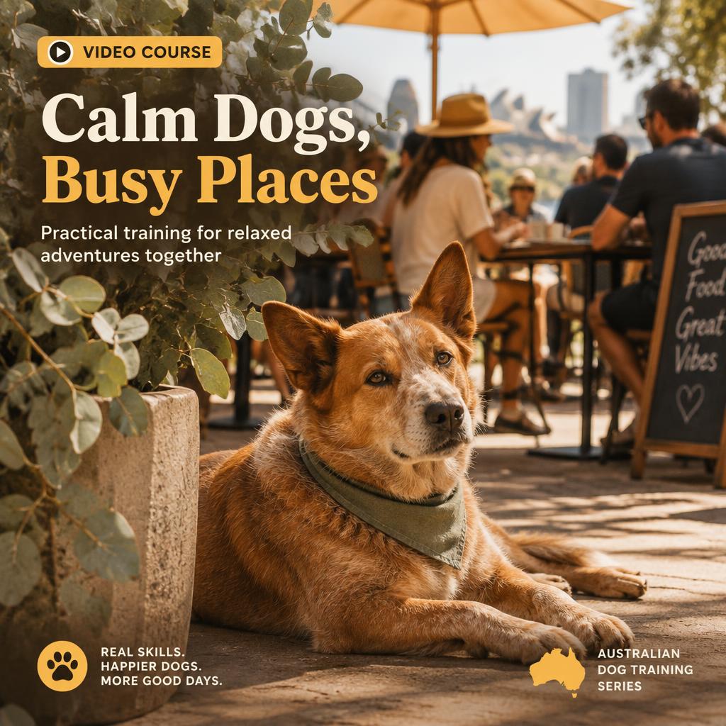 Calm Dogs, Busy Places